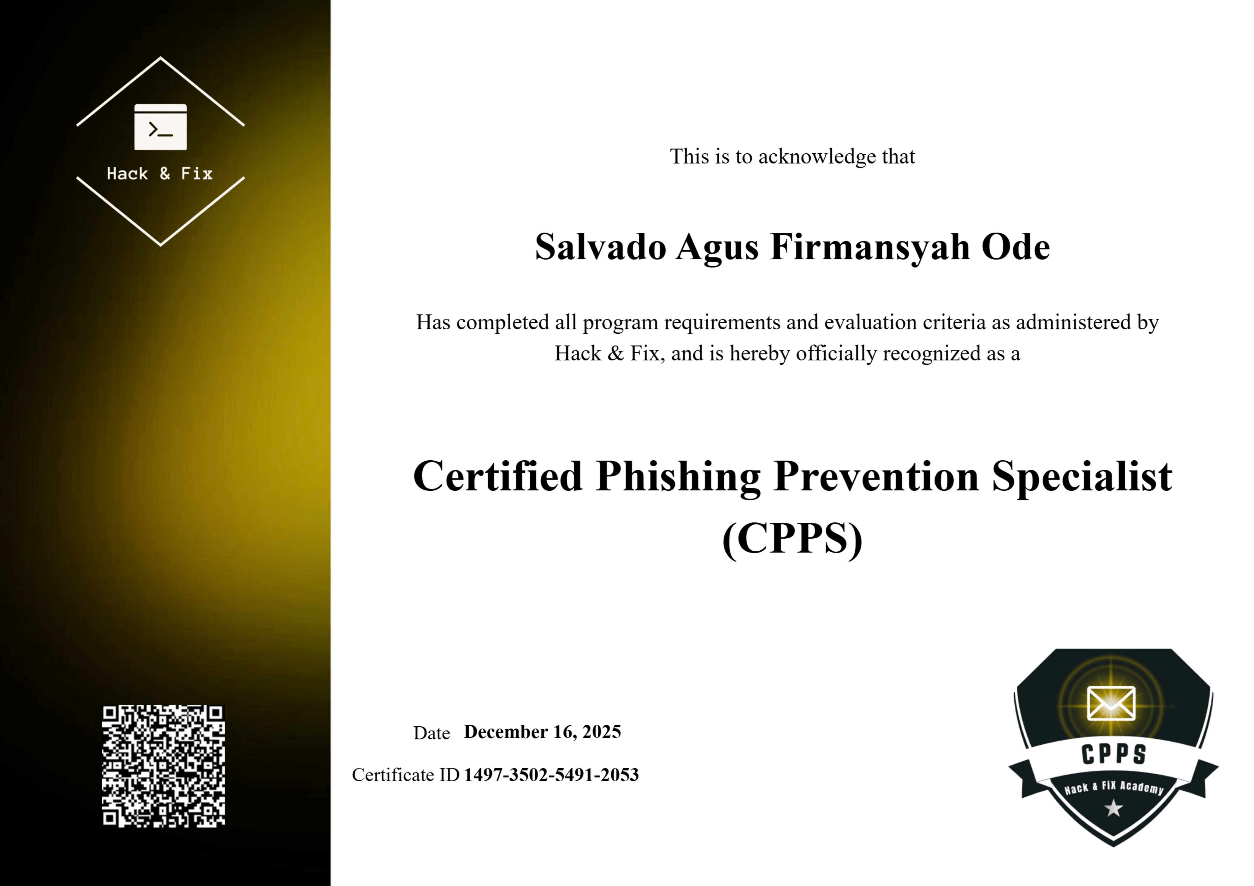 Phishing Prevention (CPPS)